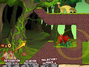 椰子炸弹炸恐龙