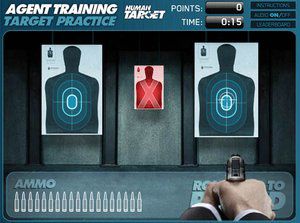 人体靶射击练习