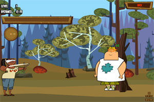 蒙住眼睛射苹果