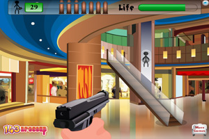 购物商场射击