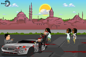 莫斯科郊外的枪战