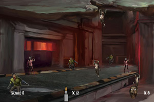 狙杀爆发的僵尸