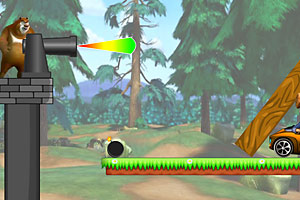 熊二轰炸光头强选关无敌版