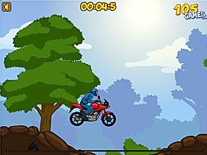 深林摩托车驾驶