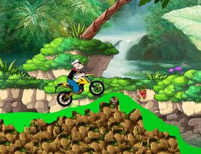 大力水手开摩托