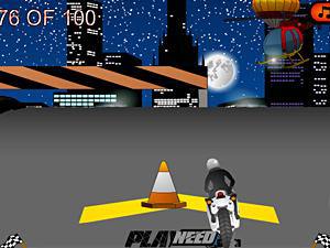 黑夜摩托障碍赛