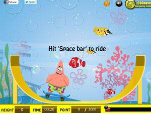 派大星减肥滑板