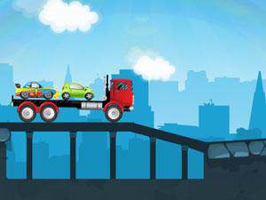 大卡车运小轿车2无敌版