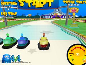 游乐场碰碰车大赛