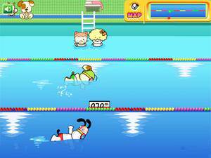 史努比游泳比赛