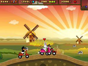 兔八哥摩托赛关卡全开版