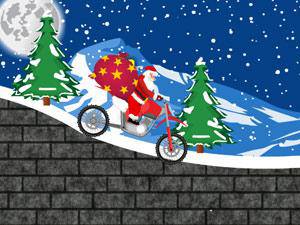 圣诞老人开摩托
