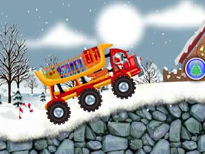 圣诞卡车运礼物2无敌版