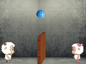 喜羊羊开心顶球