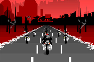 火柴人摩托大赛