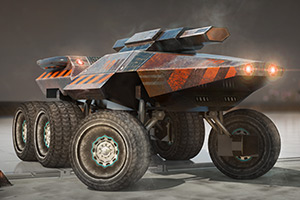 停靠月球探测车