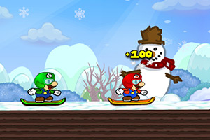 超级玛丽滑雪大赛