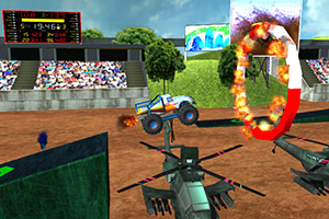 3D大脚车特技挑战赛