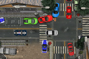 超级跑车雨中停车