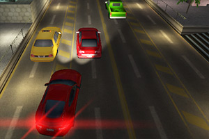 夜间道路极速狂飙