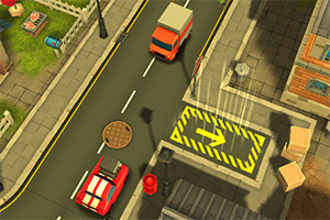 3D卡通城市停车