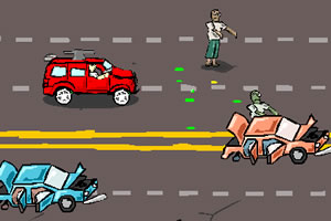 公路驾车杀僵尸