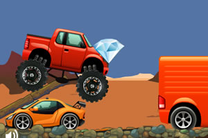 驾驶疯狂四驱车