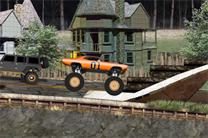 大脚车山路驾驶