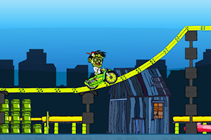 僵尸花式自行车