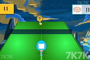 探险活宝打乒乓