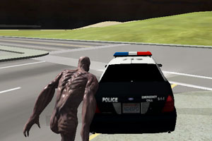 警车僵尸追逐赛