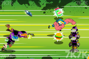 动漫明星玩转橄榄球