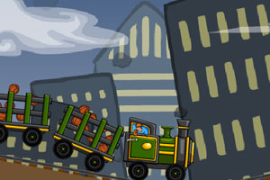 光头强驾驶小火车