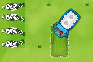 光头强开牛奶车