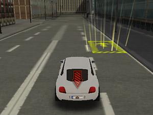 3D豪华轿车停靠