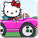 Hello Kitty开汽车 
