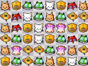 可爱的小动物对对碰