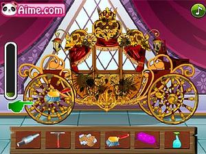 灰姑娘清洗南瓜车