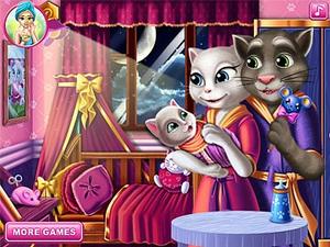 汤姆夫妇喂养宝贝