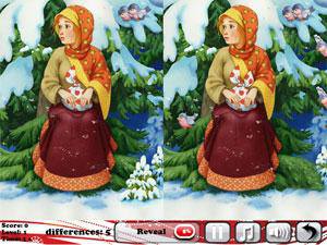 新年找出5处不同