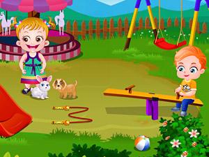 可爱宝贝带宠物看病