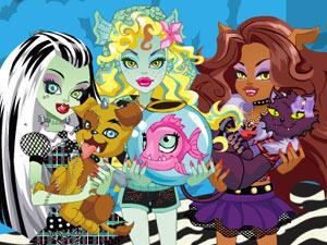 怪物高校照顾宠物