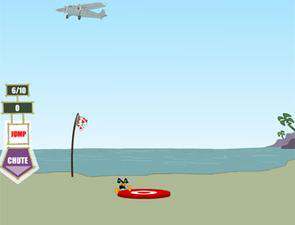 达菲鸭高空降落