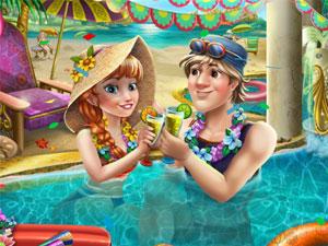 安娜的泳池庆祝