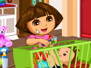 小保姆朵拉捣乱