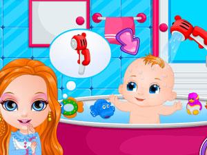 芭比宝贝照顾小妹妹