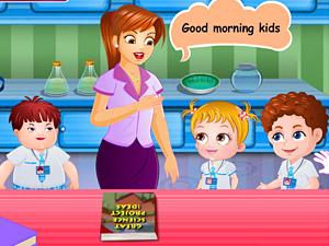 可爱宝贝的科学展览