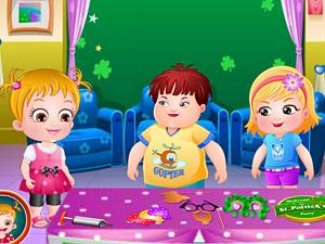 可爱宝贝圣帕特里克节