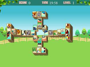 动物拼图连连看