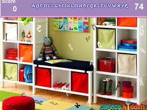 儿童室的隐藏字母